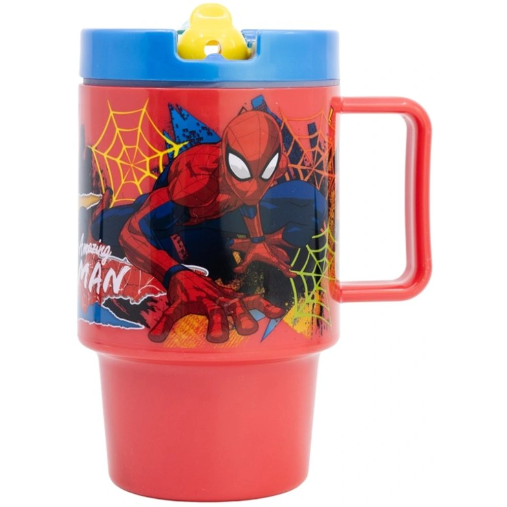 Spiderman Licensed Water Bottle with Handle 530ml | STO83556
