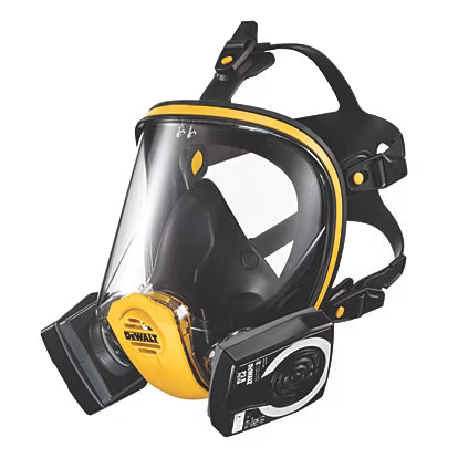 Dewalt Respiration A2P3 Full Face Mask Respirator | DWR1FFMLA2P3