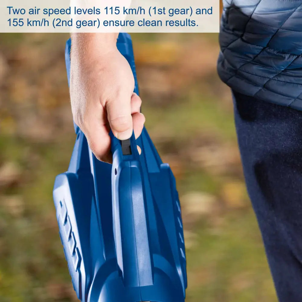 Scheppach Cordless Leaf Blower Kit with 2.0ah Battery | CBL700-X2AHKIT