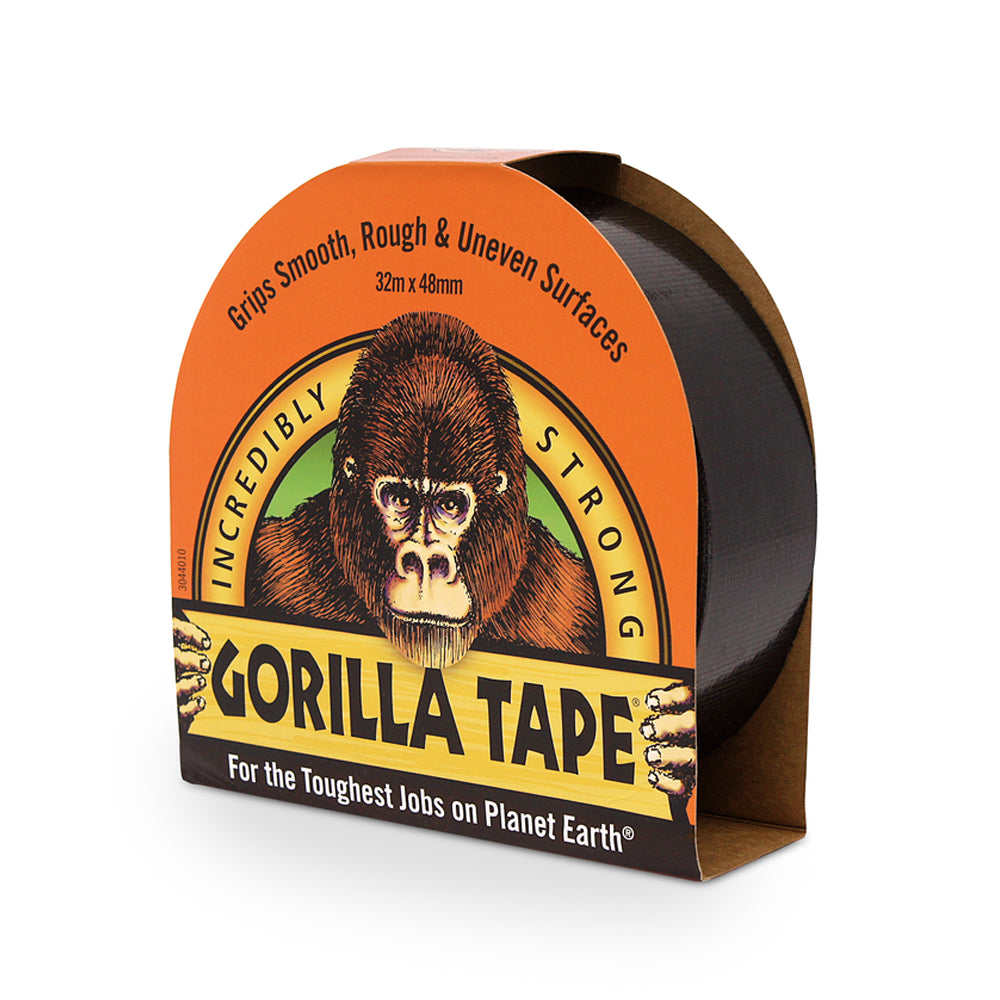 Gorilla Tape Black (DUCT TAPE) 48mm x 32 Metre