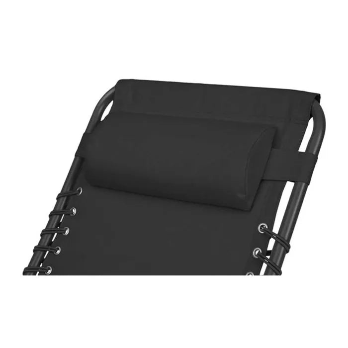 Zero Gravity Recliner Relaxer Chair - Black (Sun Lounger) | 48973