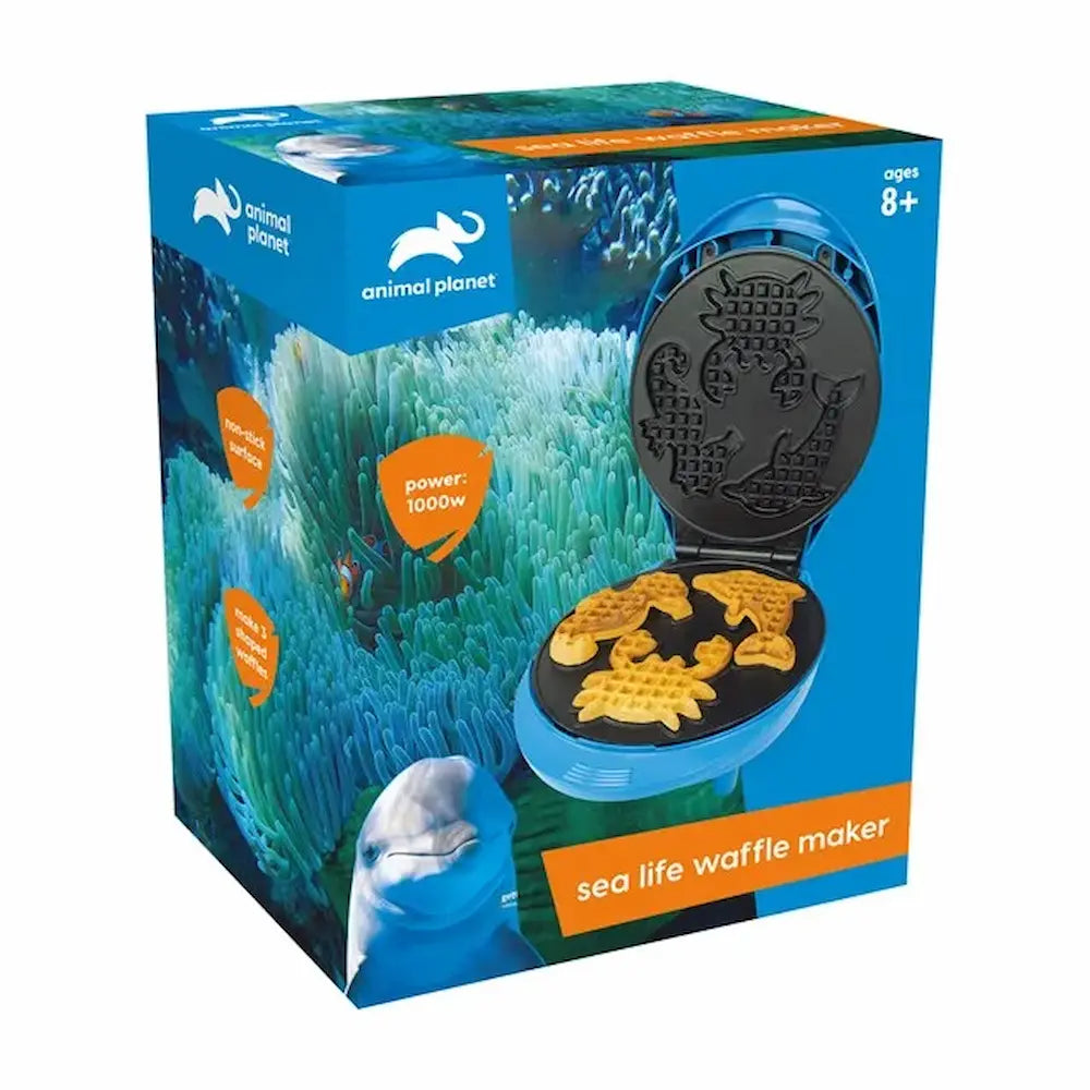 Quest Aquatic Animal Shape Waffle Maker - Blue | 59019