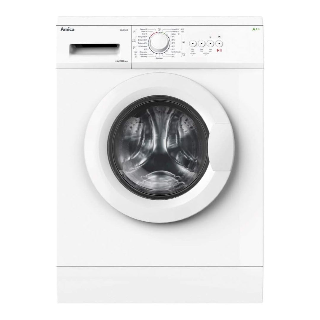 Amica 6kg 1000 Spin Washing Machine - White | WME610