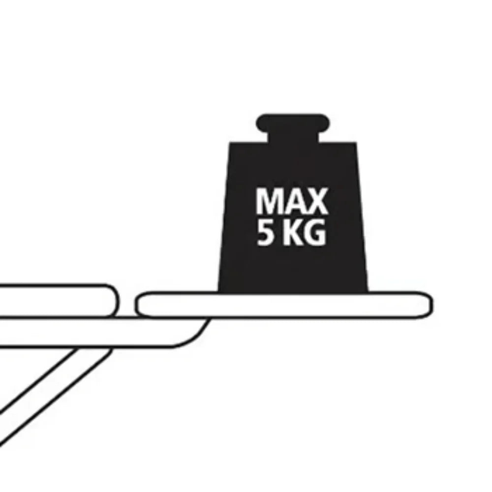 Brabantia Ironing Board B 124cm x 38cm for Steam Iron - Spring Bubbles | 134289