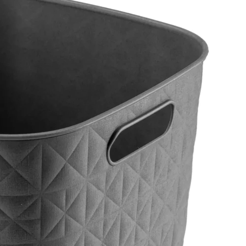 Curver Softex Cube 15 Litre Storage Box - Dark Grey | CUR260063