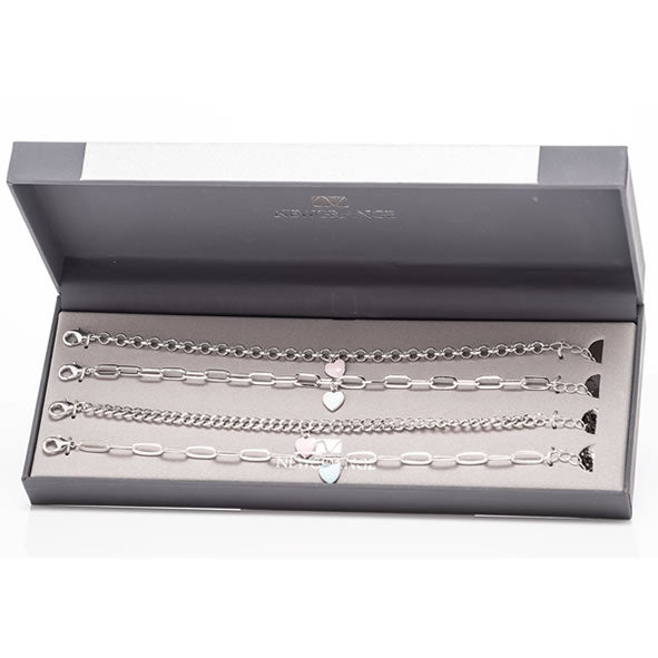 Newgrange Living Stackable Bracelet Set - Silver