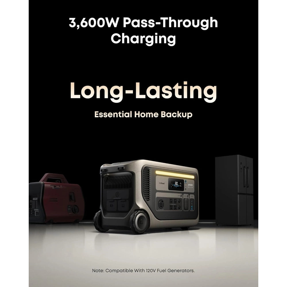 Anker Solix F3000 Power Station 3000Wh Backup Battery | A1782211