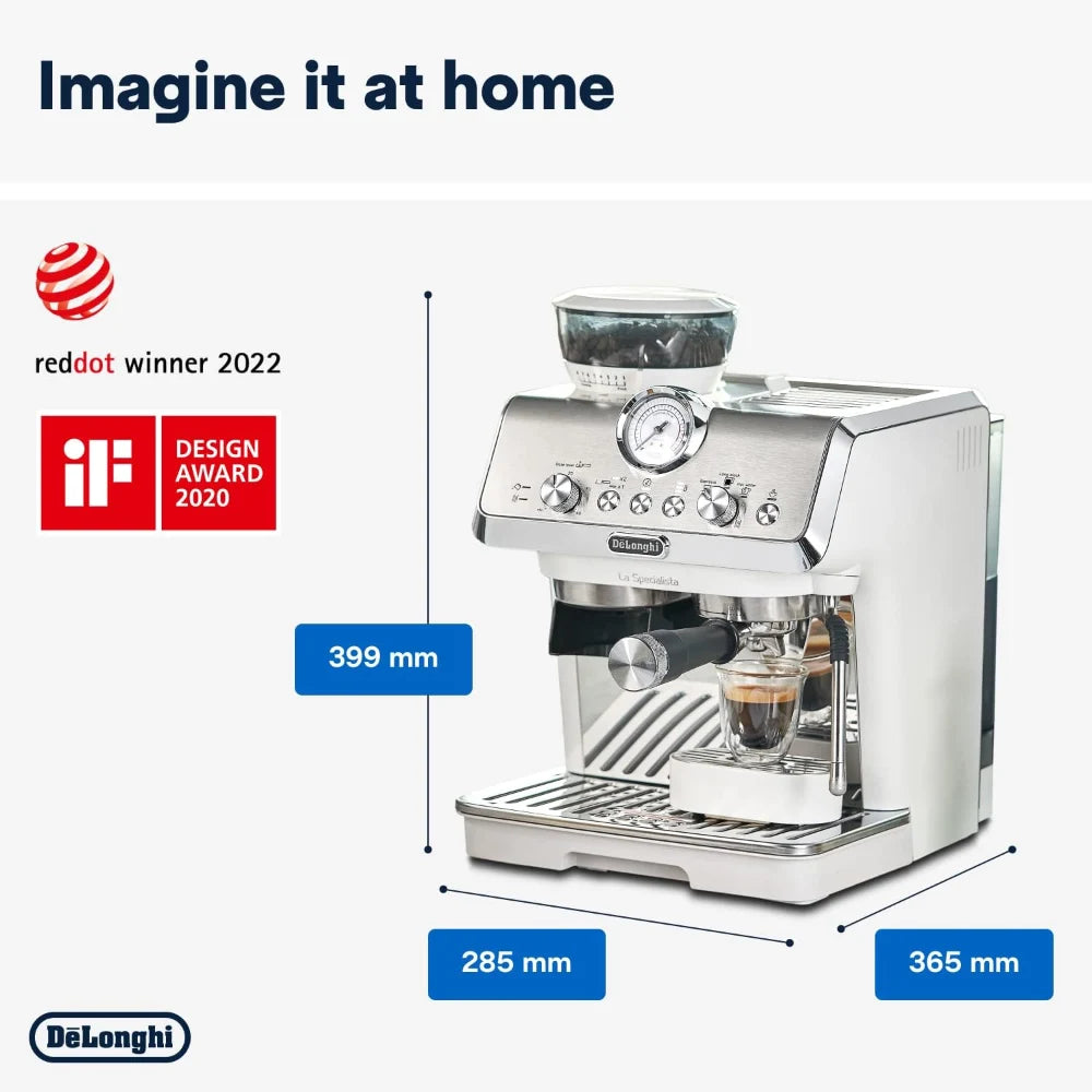 DeLonghi La Specialista Arte Bean to Cup Coffee Machine - White | EC9155.W