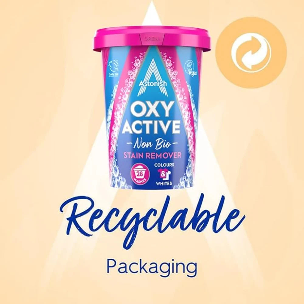 Astonish Oxy Active Non Bio Stain Remover 625g | C1405
