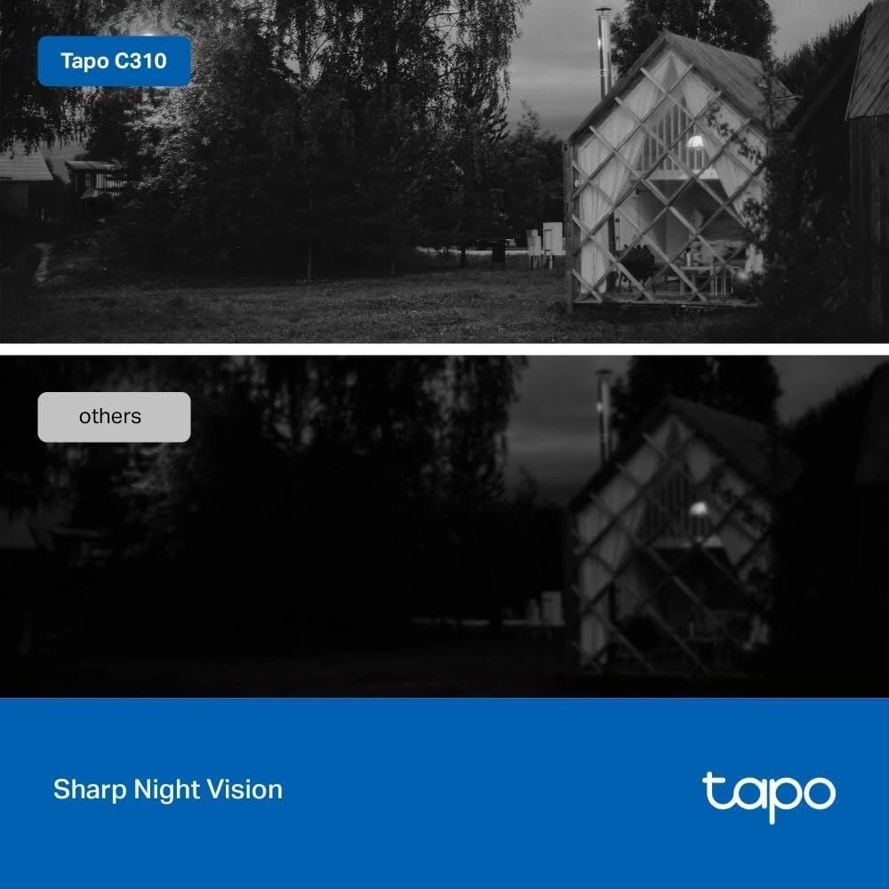 TP-Link Tapo C310 Outdoor Security Camera 2 Pack | TAPOC310P2