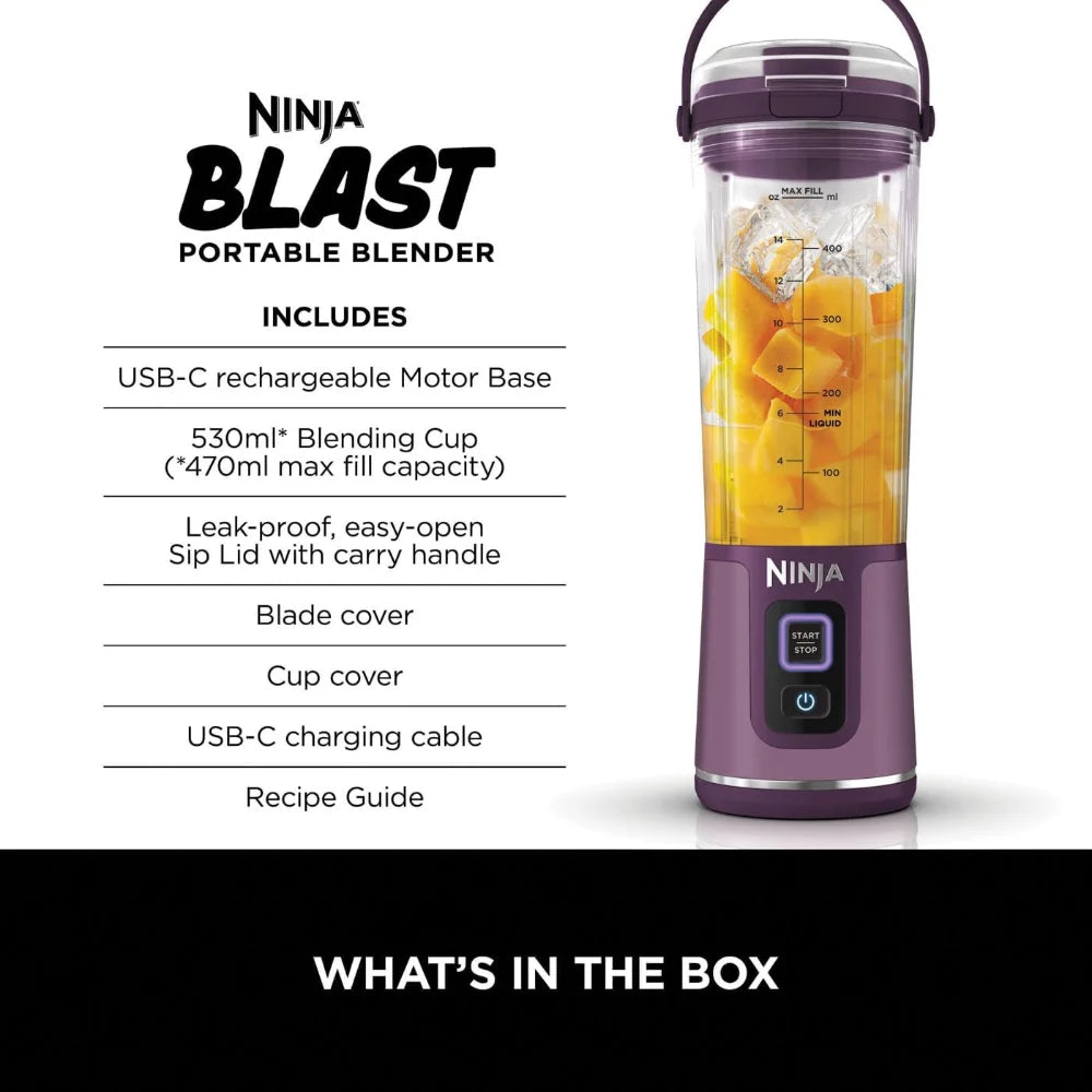 Ninja Blast Cordless Portable Blender - Passion Fruit | BC151UKPR
