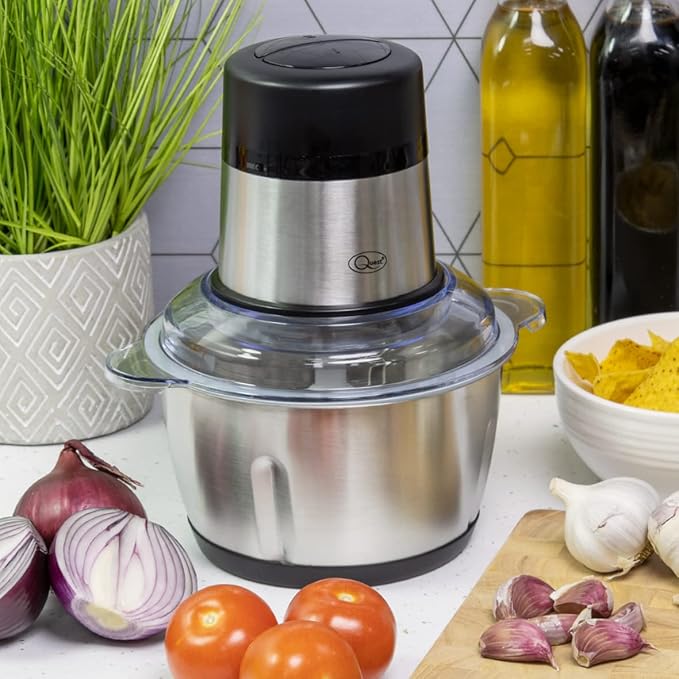 Quest Food Chopper 1.8 Litre - Stainless Steel | 31559