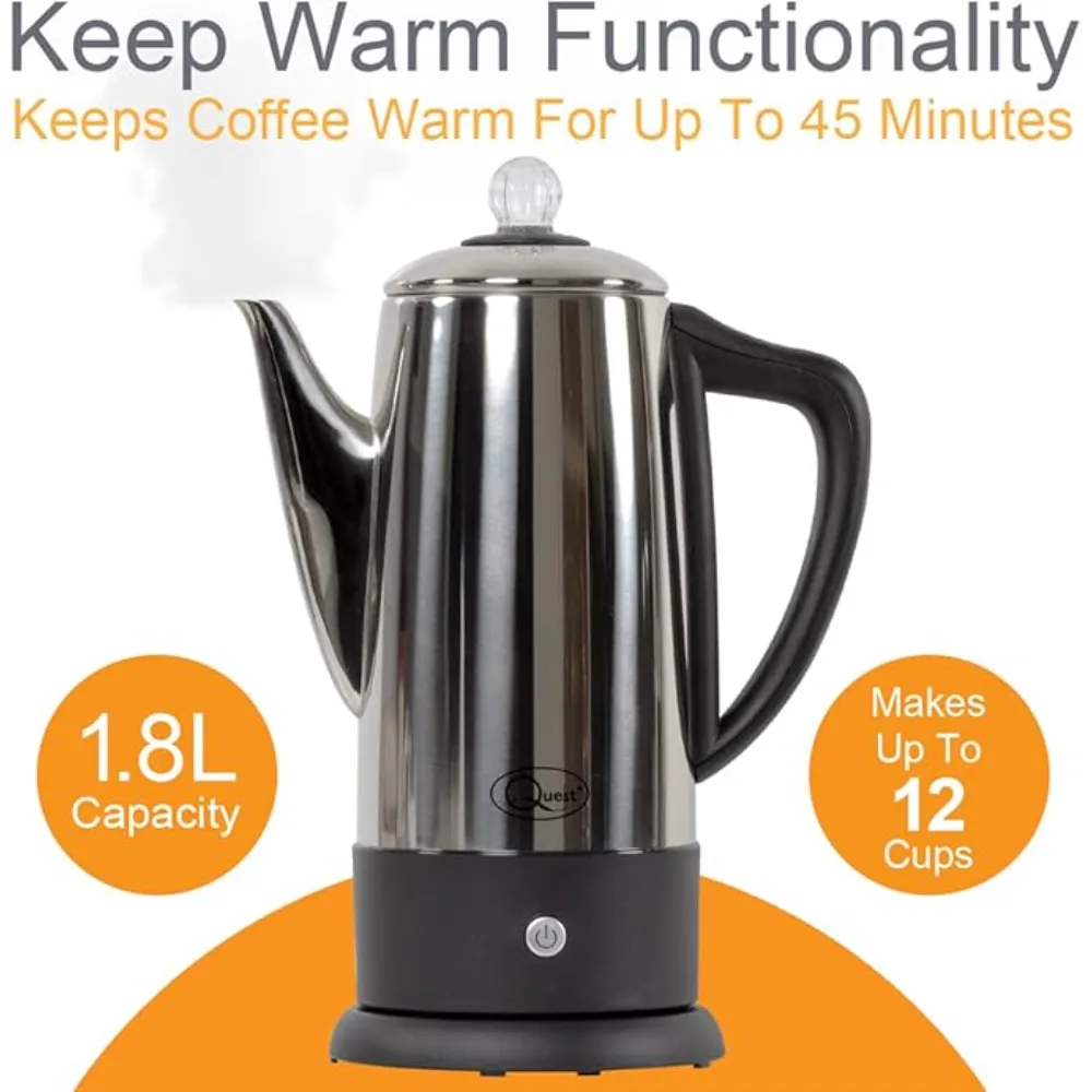 Quest 1.8 Litre Electric Coffee Percolator | 35200