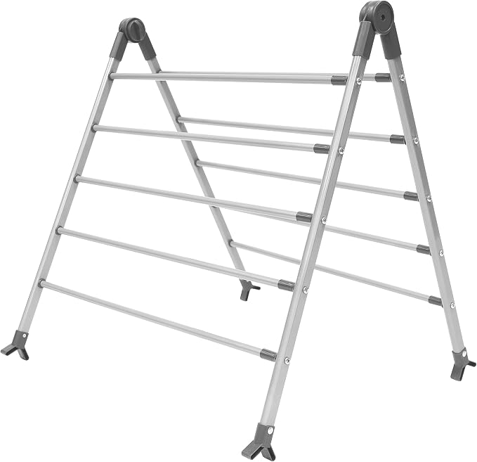 Black & Decker Over Bath Extendable Clothes Airer - Grey | 63219