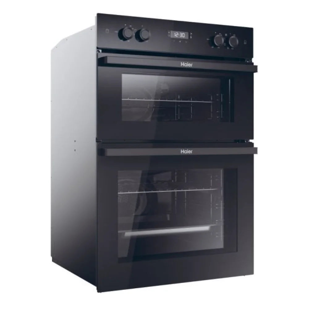 Haier Series 2 Built In Double Oven with Steam - Black | HWO9M2M5B