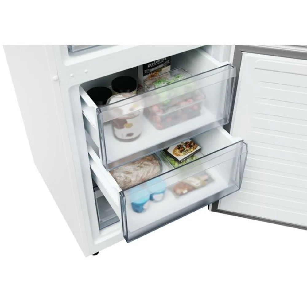 Hoover 185cm 60/40 Fridge Freezer - White | HONCQ2T618EWK