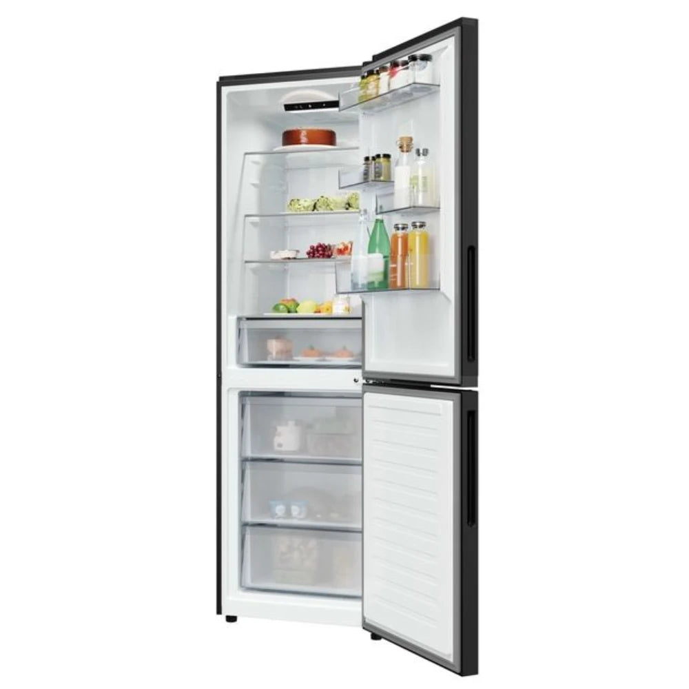 Hoover H-Combi 185cm 60/40 Frost Free Fridge Freezer - Black | HONCQ2T618EBK
