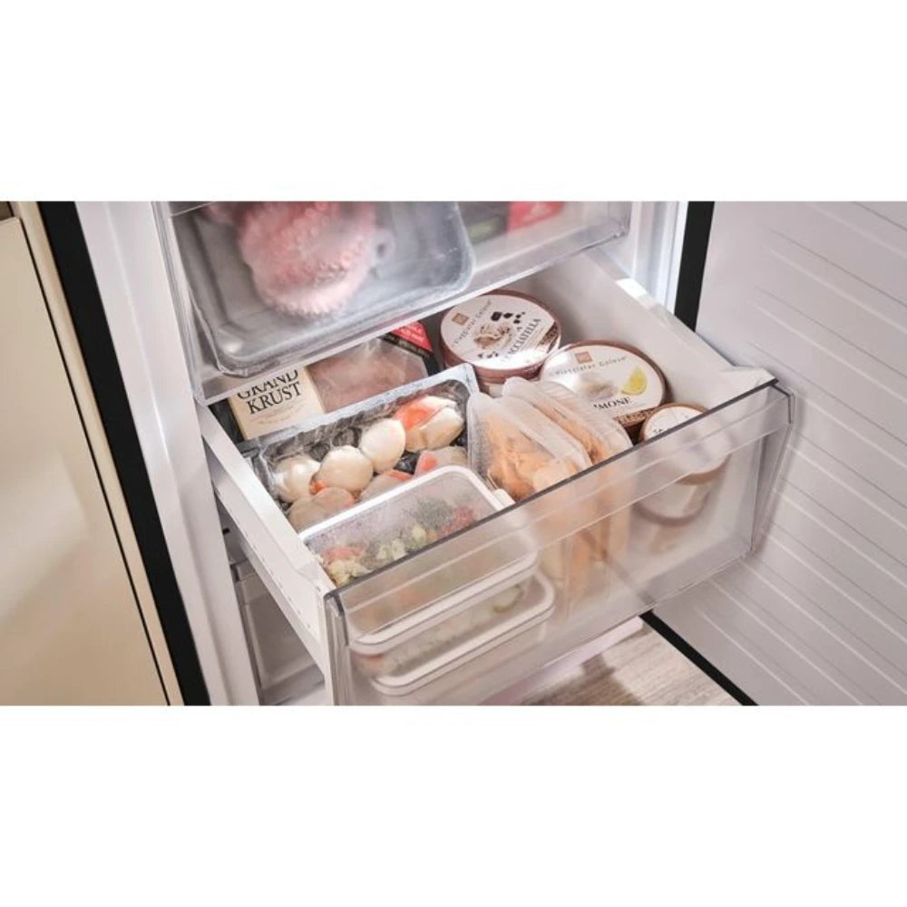 Hoover H-Combi 185cm 60/40 Frost Free Fridge Freezer - Black | HONCQ2T618EBK