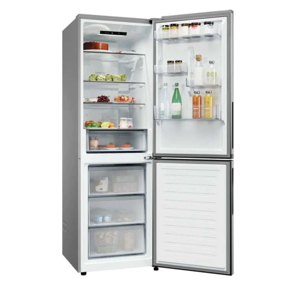 Hoover H-COMBI 185cm 60/40 Frost Free Fridge Freezer - Inox | HONCQ2T618EXK