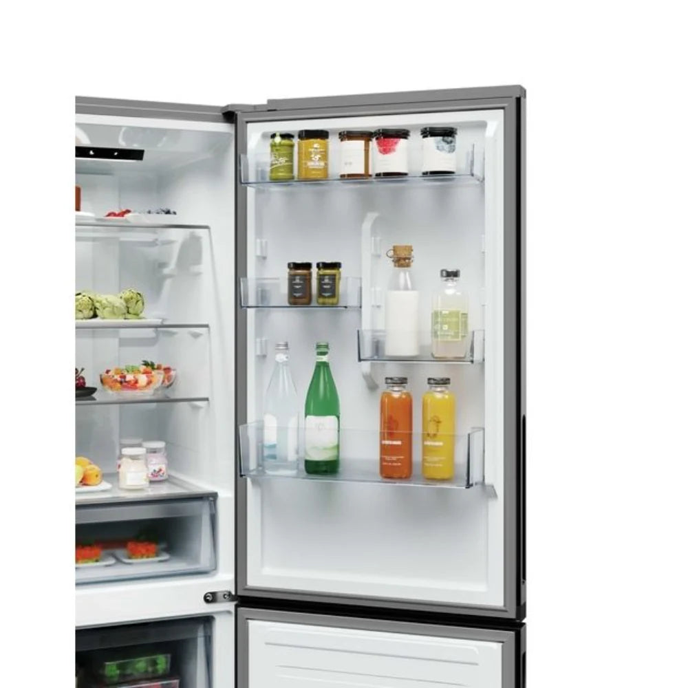 Hoover H-COMBI 185cm 60/40 Frost Free Fridge Freezer - Inox | HONCQ2T618EXK