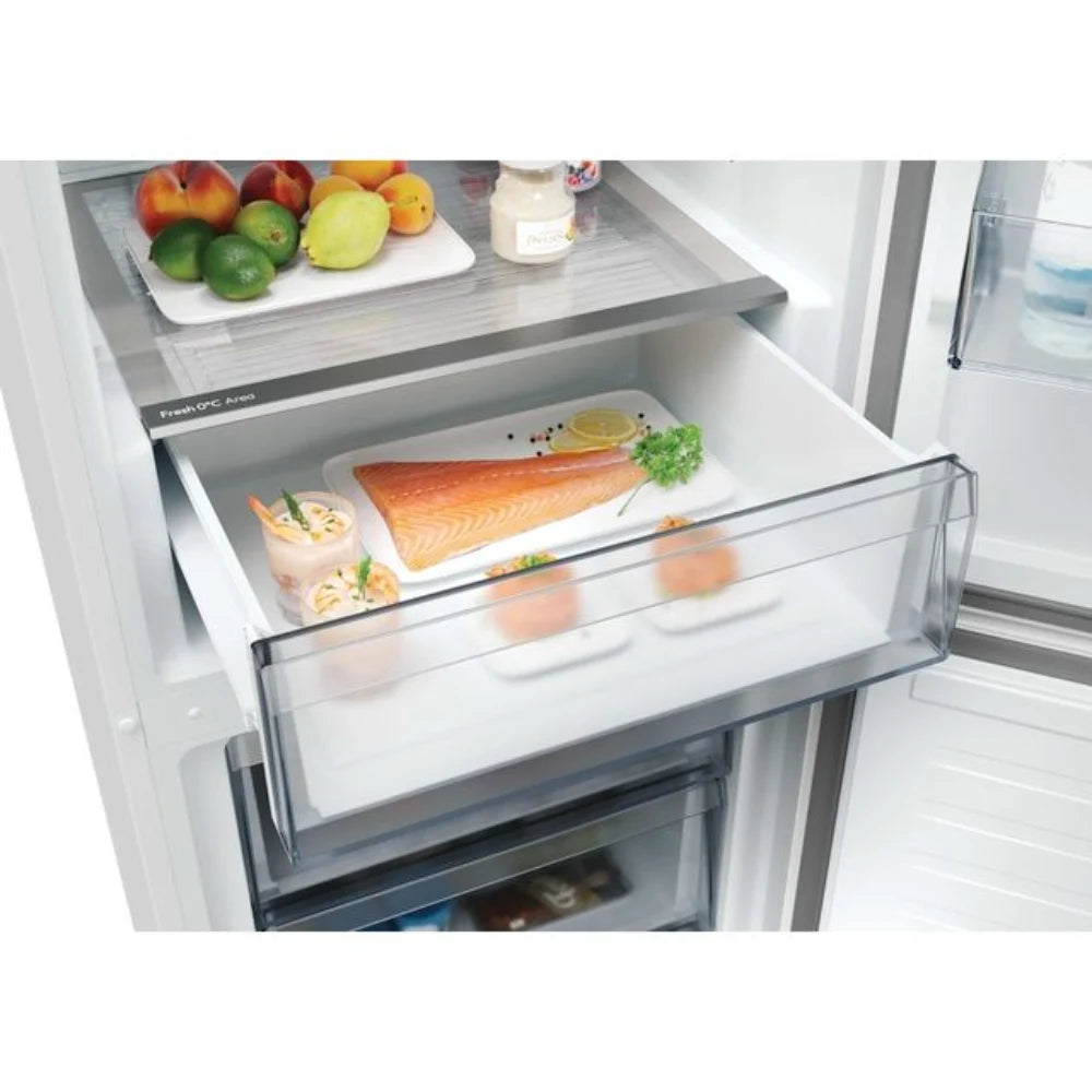 Hoover H-COMBI 185cm 60/40 Frost Free Fridge Freezer - Inox | HONCQ2T618EXK