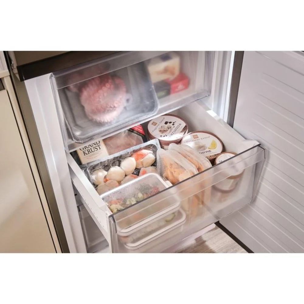 Hoover H-COMBI 185cm 60/40 Frost Free Fridge Freezer - Inox | HONCQ2T618EXK