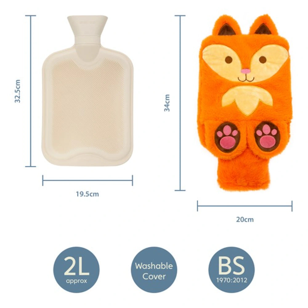 Benross Novelty Fox Hot Water Bottle | 64159