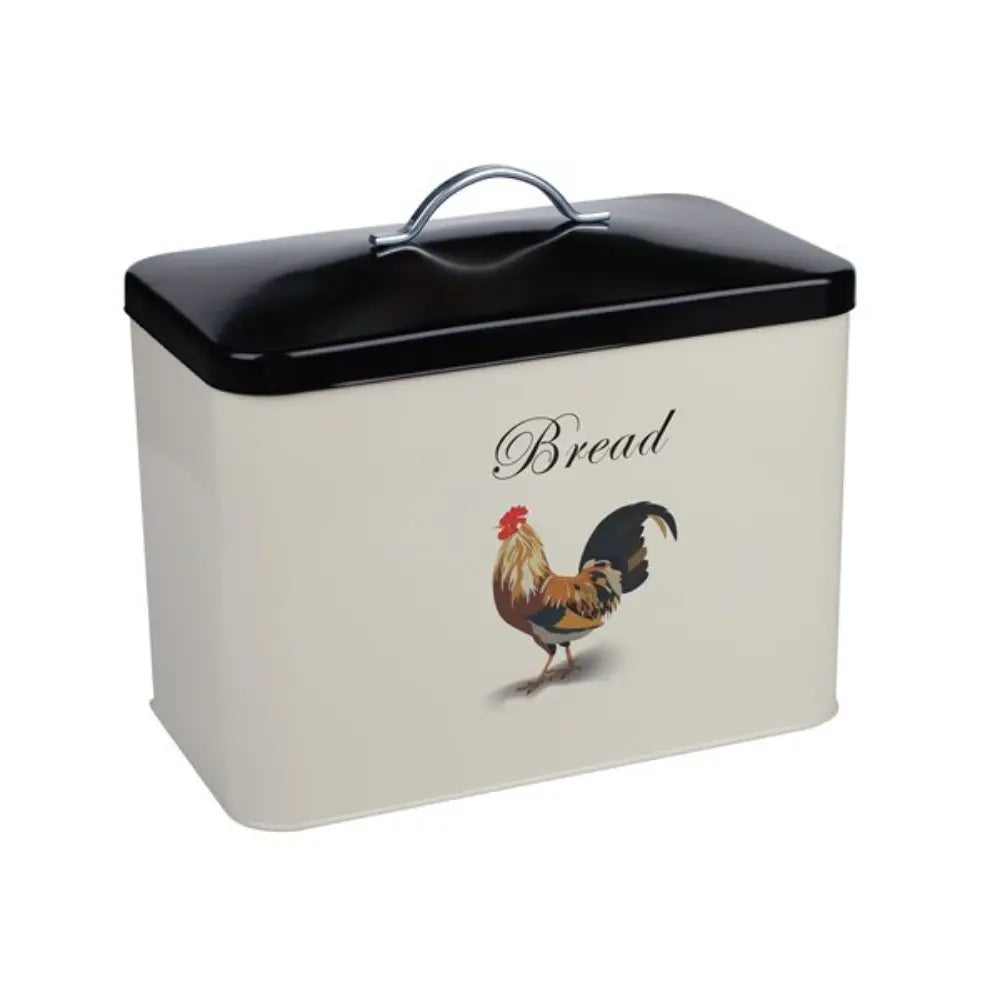 Dunlevy Lift Lid Bread Bin 34cm - Cockerel | TE2006