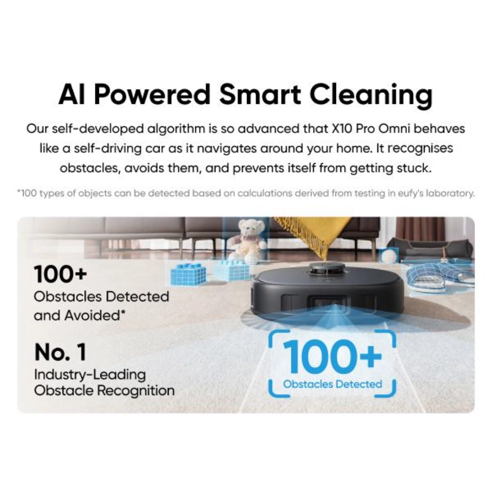 Eufy X10 Omni Pro Robot Vac Vacuum and Mop | T2351V11