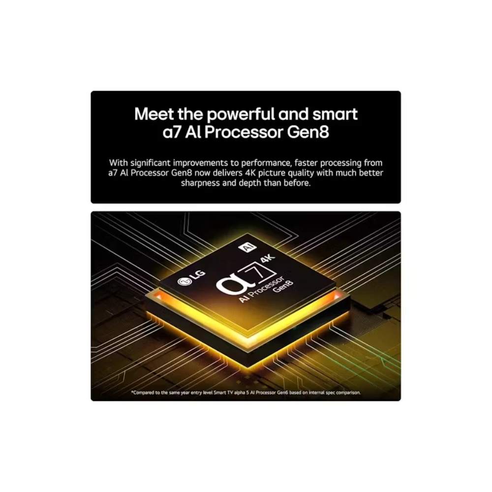 LG 43 Inch UA75 4K Ultra HD HDR LED Smart TV | 43UA75006LA.AEK