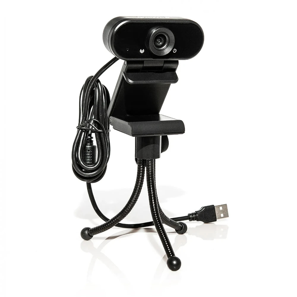 Groove Full HD 1080P USB Webcam with Tripod Mount | GVPC11BK