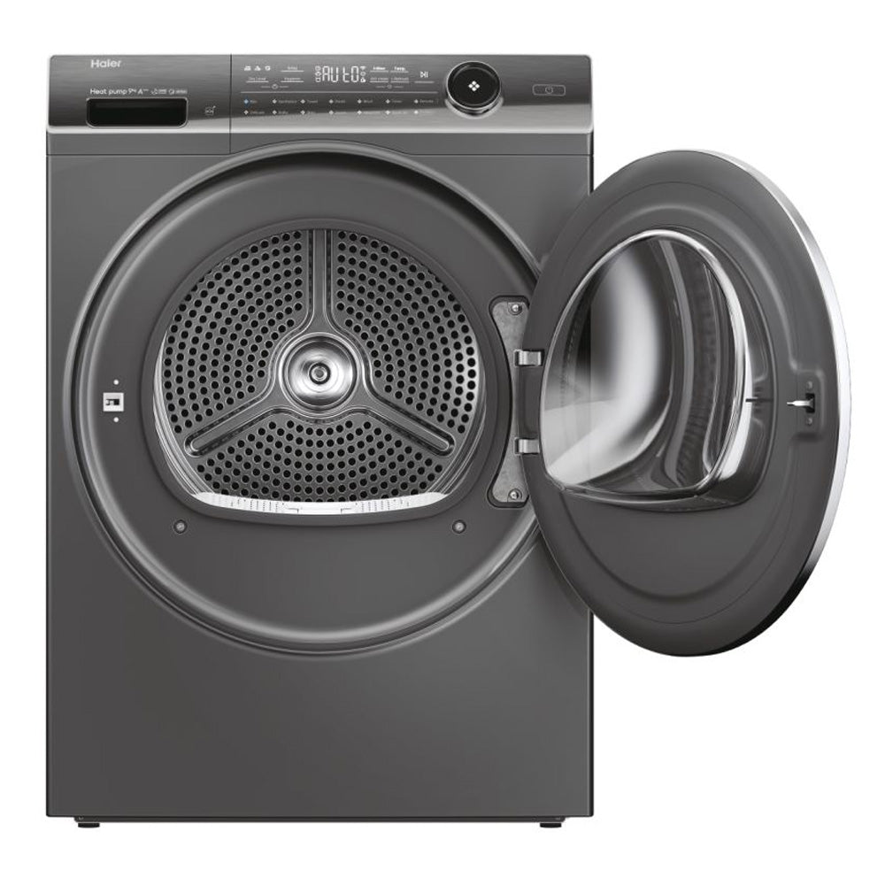 Haier I-Pro Series 7 Plus 9kg Heat Pump Tumble Dryer - Antracite | HD90-A3Q979RU1UK