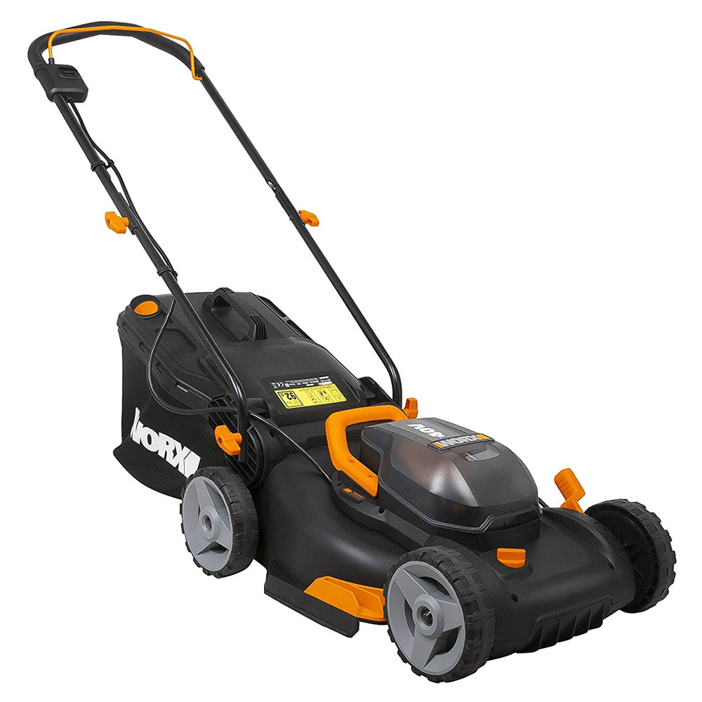 WORX Power Share Cordless Battery Lawn Mower - 40cm - 2 x 20V Batteries | WG743E.1