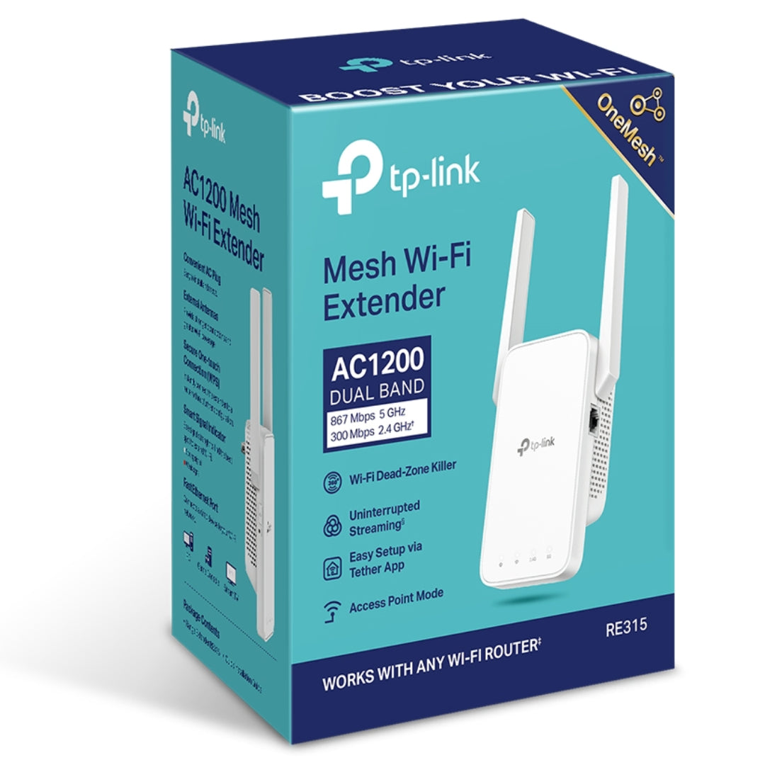 TP-Link WiFi Range Extender - White | RE315