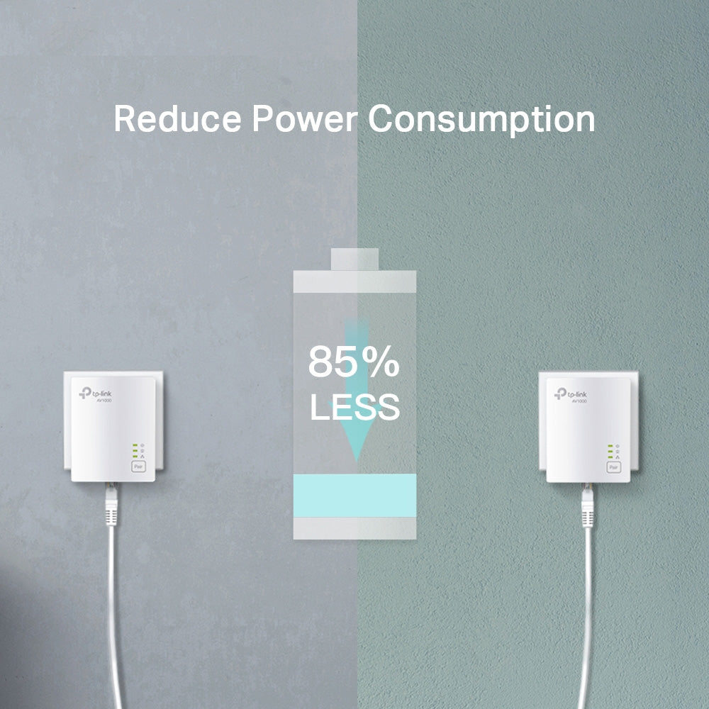 TP-LINK AV1000 Gigabit Powerline Starter Kit Wifi Booster | TL-PA7017KIT