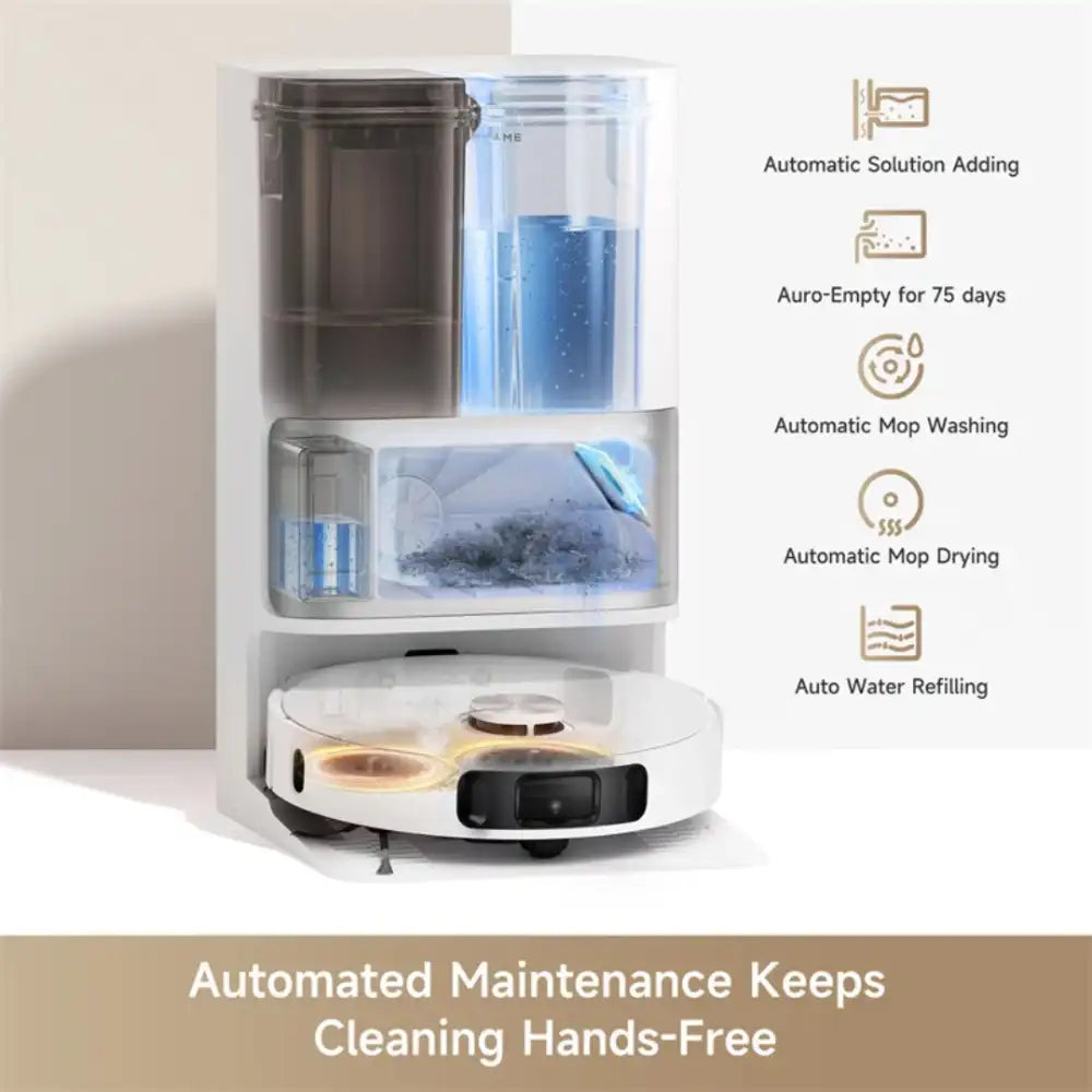 Dreame L10s Ultra Gen2 Robot Vacuum Robotic Vac and Mop - White | RLL32SE