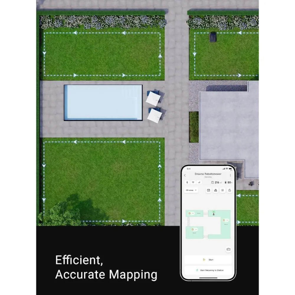 Dreame Robot Robotic Mower A1 Pro Lawnmower 2000m2 | MLLA7210
