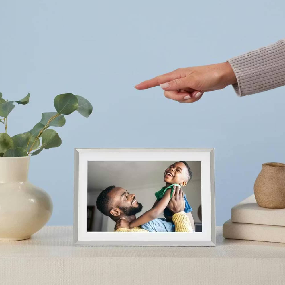 Aura Carver 10.1 Inch WiFi Digital Photo Picture Frame - Matt Clay | AF905-MWHT