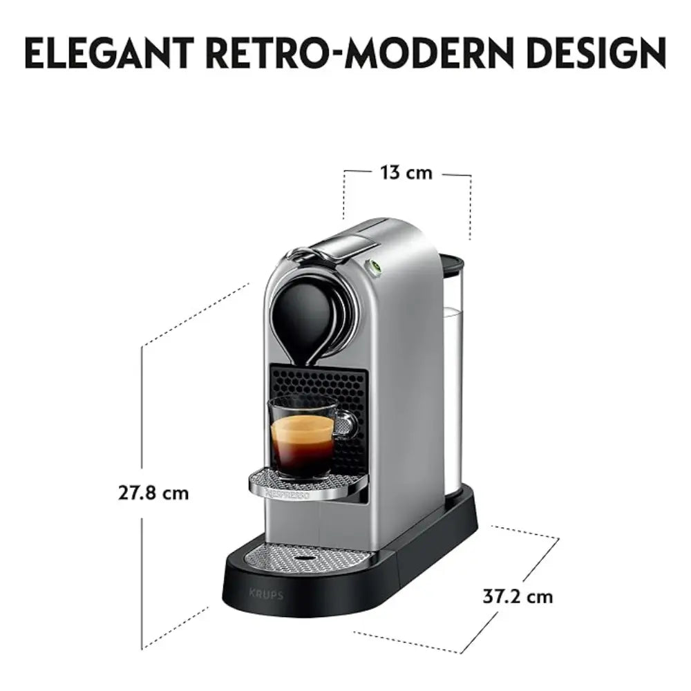 Nespresso Citiz POD Coffee Machine - Silver | XN741B40
