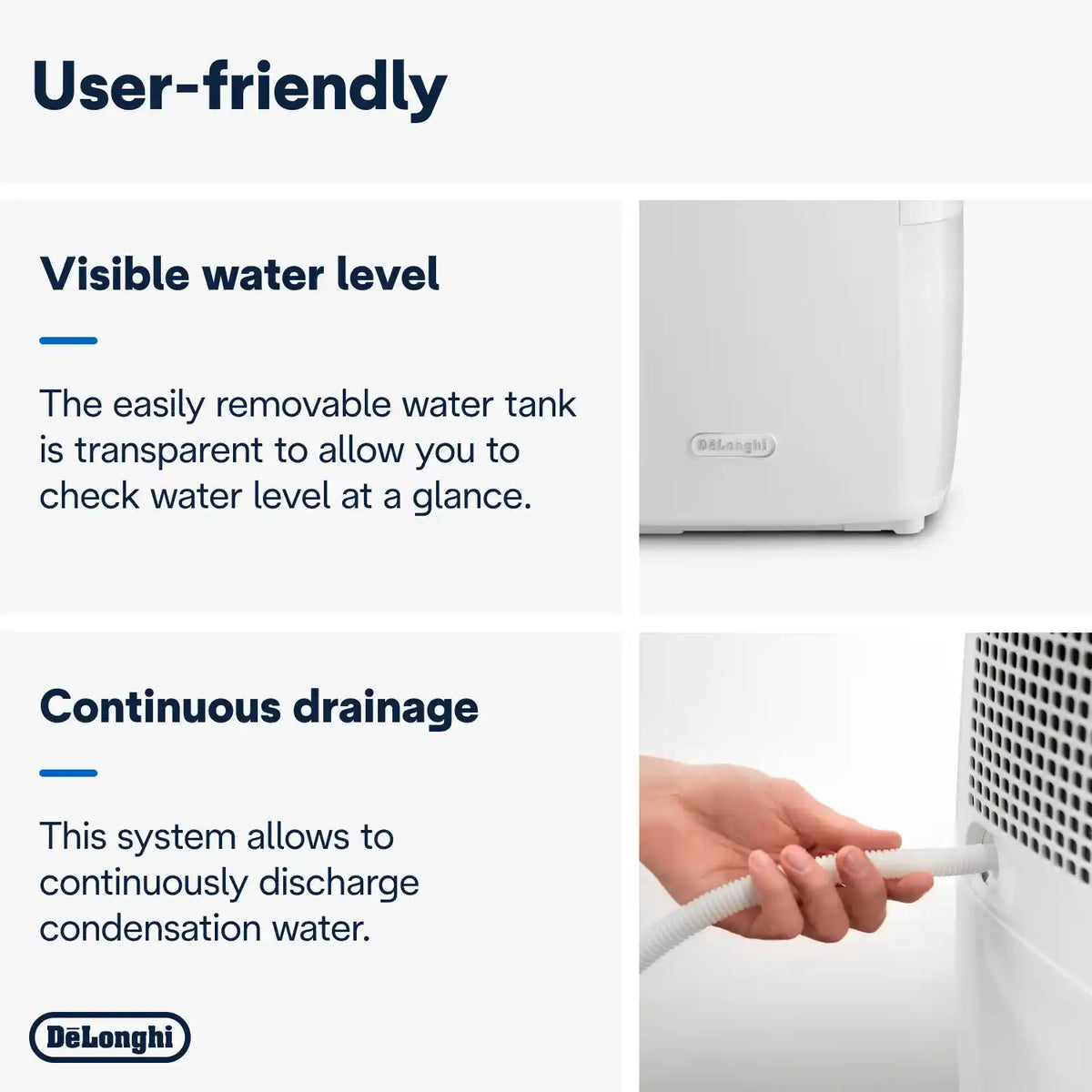 DeLonghi Compact AriaDry Dehumidifier 12 Litre | DEX212F