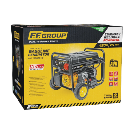 FF Group Petrol Generator 7.5KVA 420cc Electric Start GPG 7500TE 3 Phase | FF47525