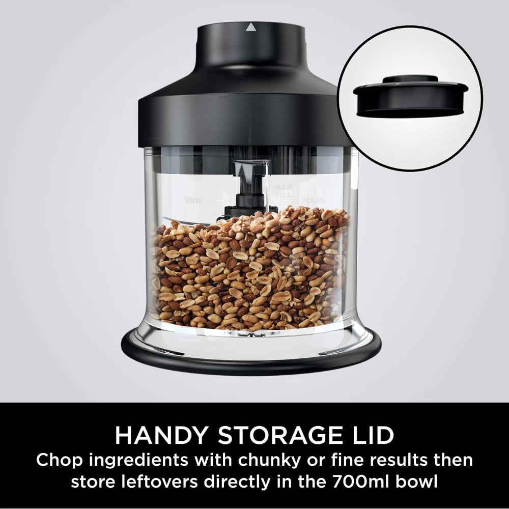 Ninja Foodi 3-in-1 Hand Blender, Mixer & Chopper | CI100UK