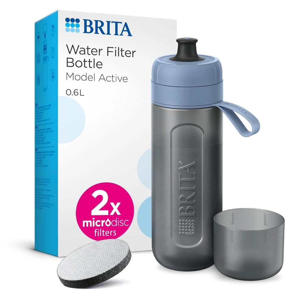 Brita Active Water Filter Bottle 600ml - Dark Blue | S1052250