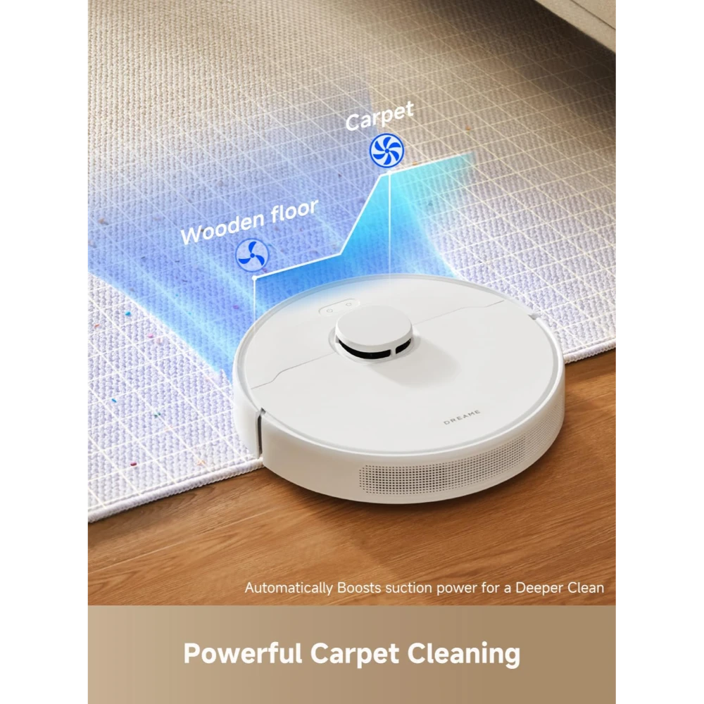 Dreame D10 Plus Gen 2 Robot Vacuum Robotic Vac - White | RLD32GD