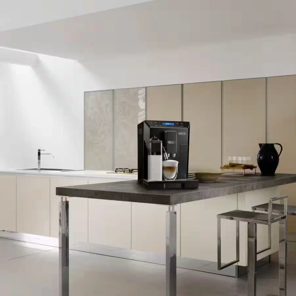DeLonghi Eletta Cappuccino Automatic Bean to Cup Coffee Machine with Auto Milk | ECAM44.660.B