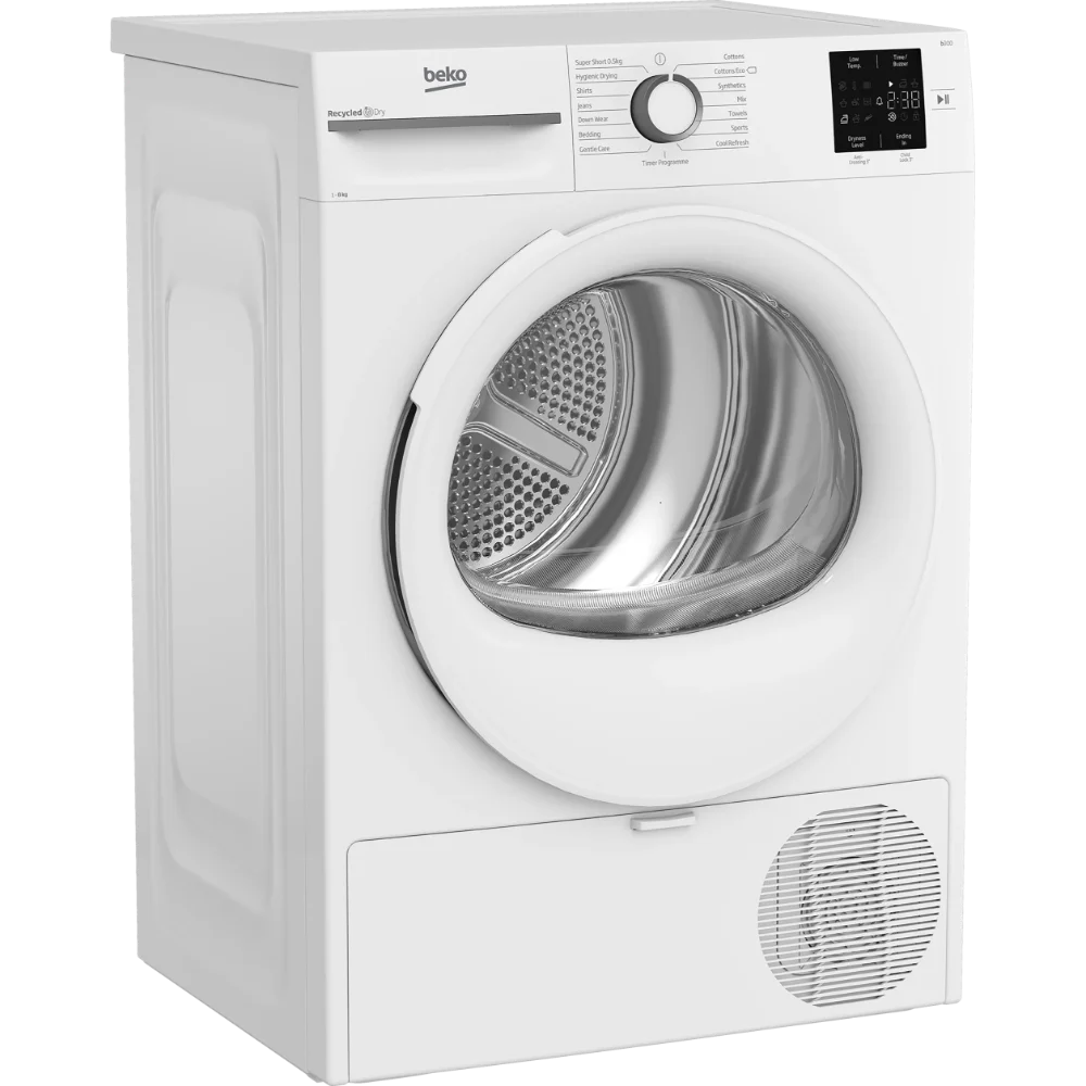 Beko Pro 8kg Heat Pump Tumble Dryer - White | BM3T3822W