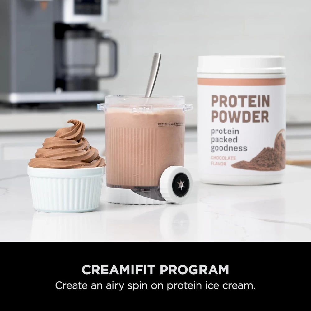 Ninja Swirl by CREAMi 13 in 1 Soft Serve and Ice Cream Maker - Platinum Silver | NC701UK