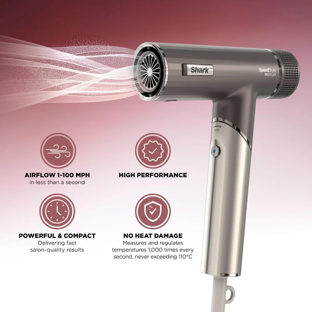 Shark SpeedStyle Pro FLEX 4 in 1 High Velocity Hair Dryer System | HD542UK