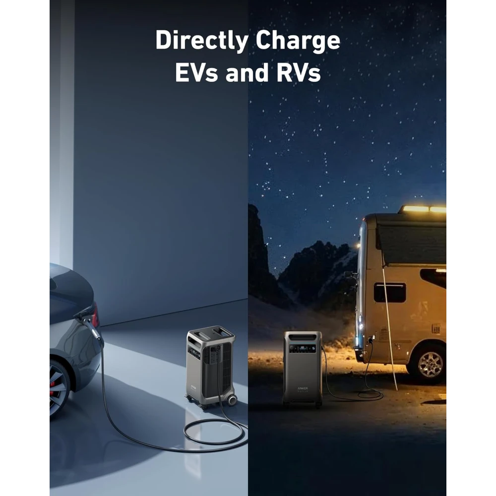 Anker SOLIX F3800 Portable Power Station Battery Backup ( 3840Wh - 6000W ) | A1790211