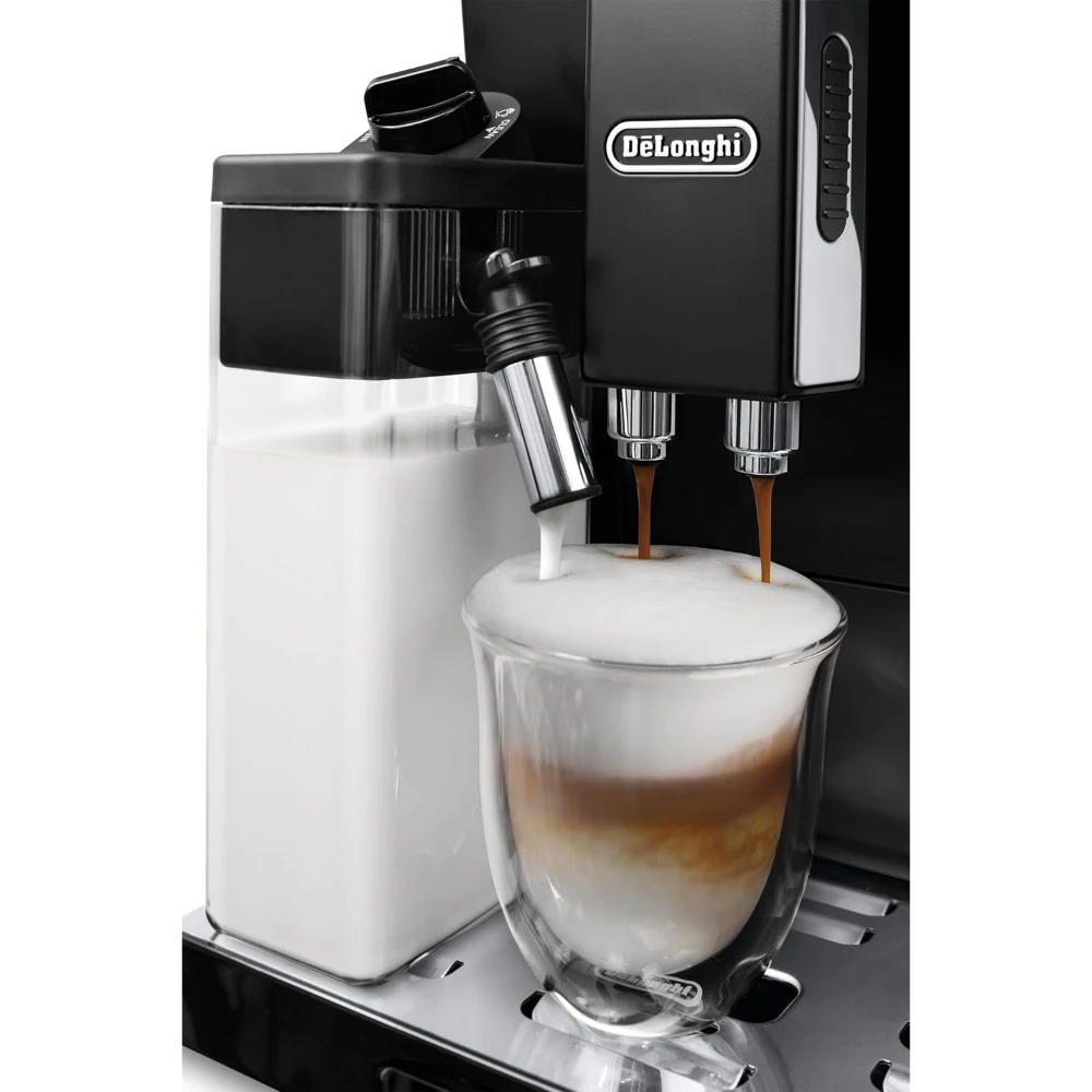 DeLonghi Eletta Cappuccino Automatic Bean to Cup Coffee Machine with Auto Milk | ECAM44.660.B
